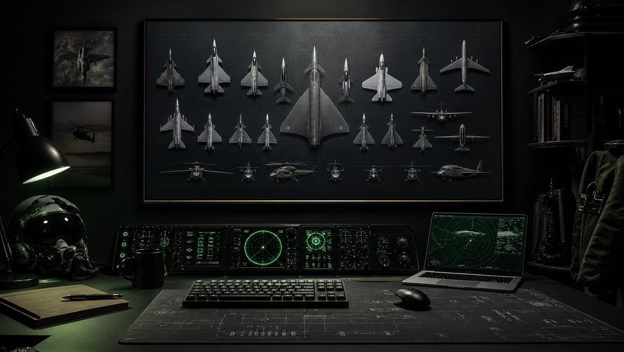 FGR4 Aviation generated hero image for Royal Air Force 2026 Fleet Poster Product Story: Building a Wall Brief Around the Modern RAF