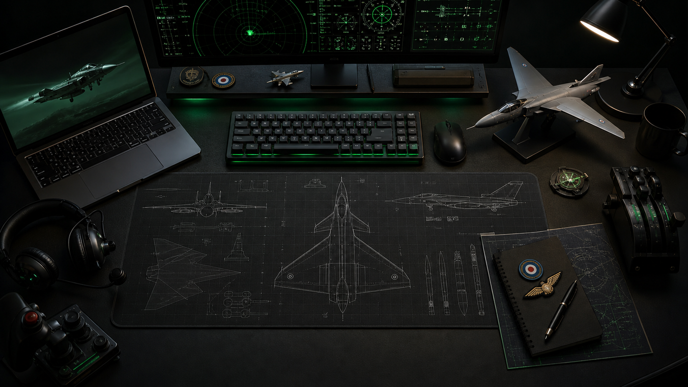 FGR4 Aviation RAF aircraft desk setup hero image