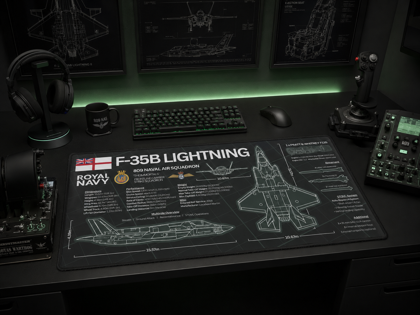 Best Desk Mat for a Flight Sim Setup
