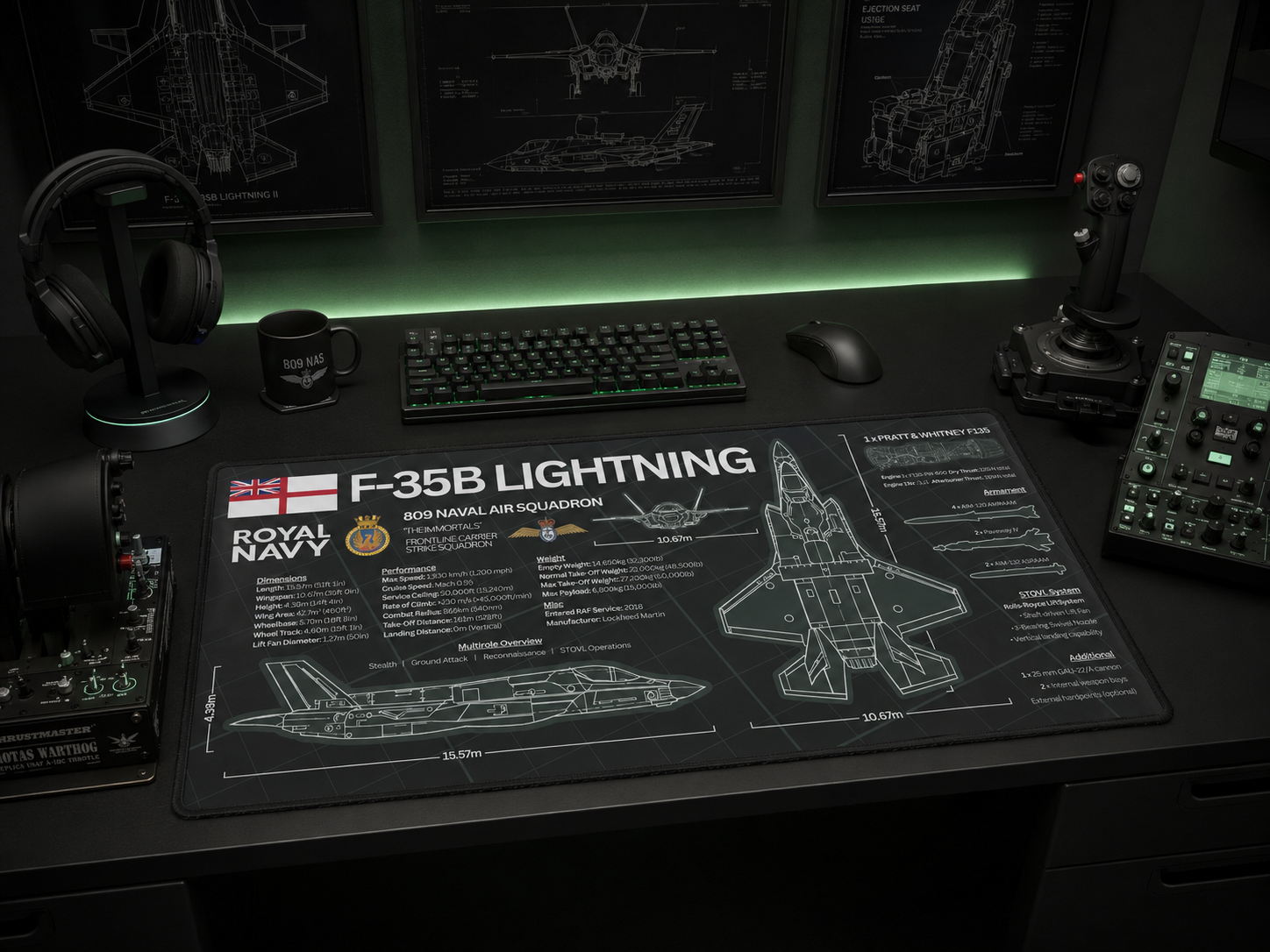 Best Desk Mat for a Flight Sim Setup