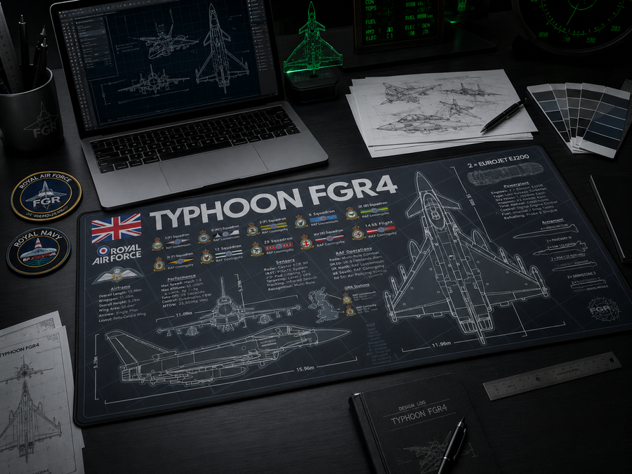 How FGR4 Designs Aviation Desk Mats