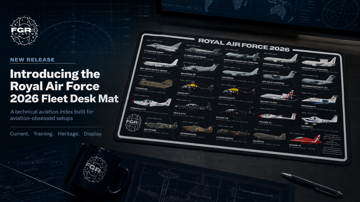 Introducing the Royal Air Force 2026 Fleet Desk Mat