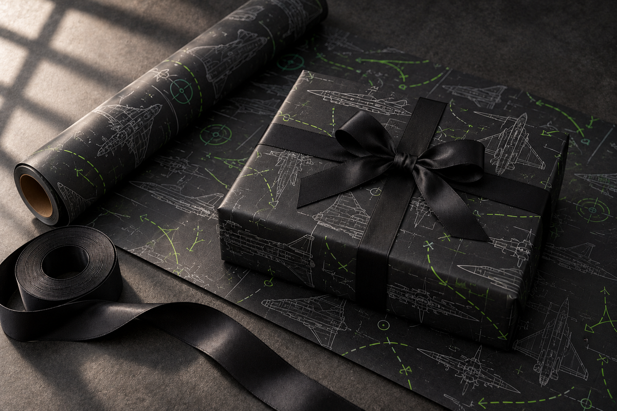 FGR4 technical aircraft wrapping paper collection concept