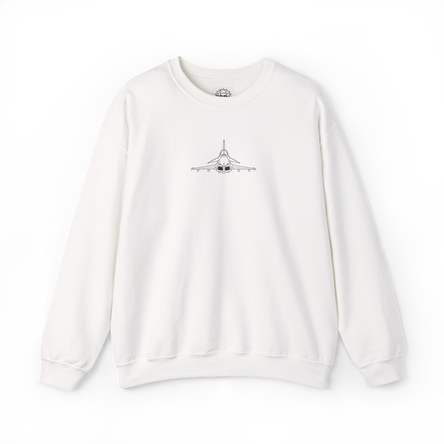 FGR4 Head-On Typhoon Out of My Way white sweatshirt front