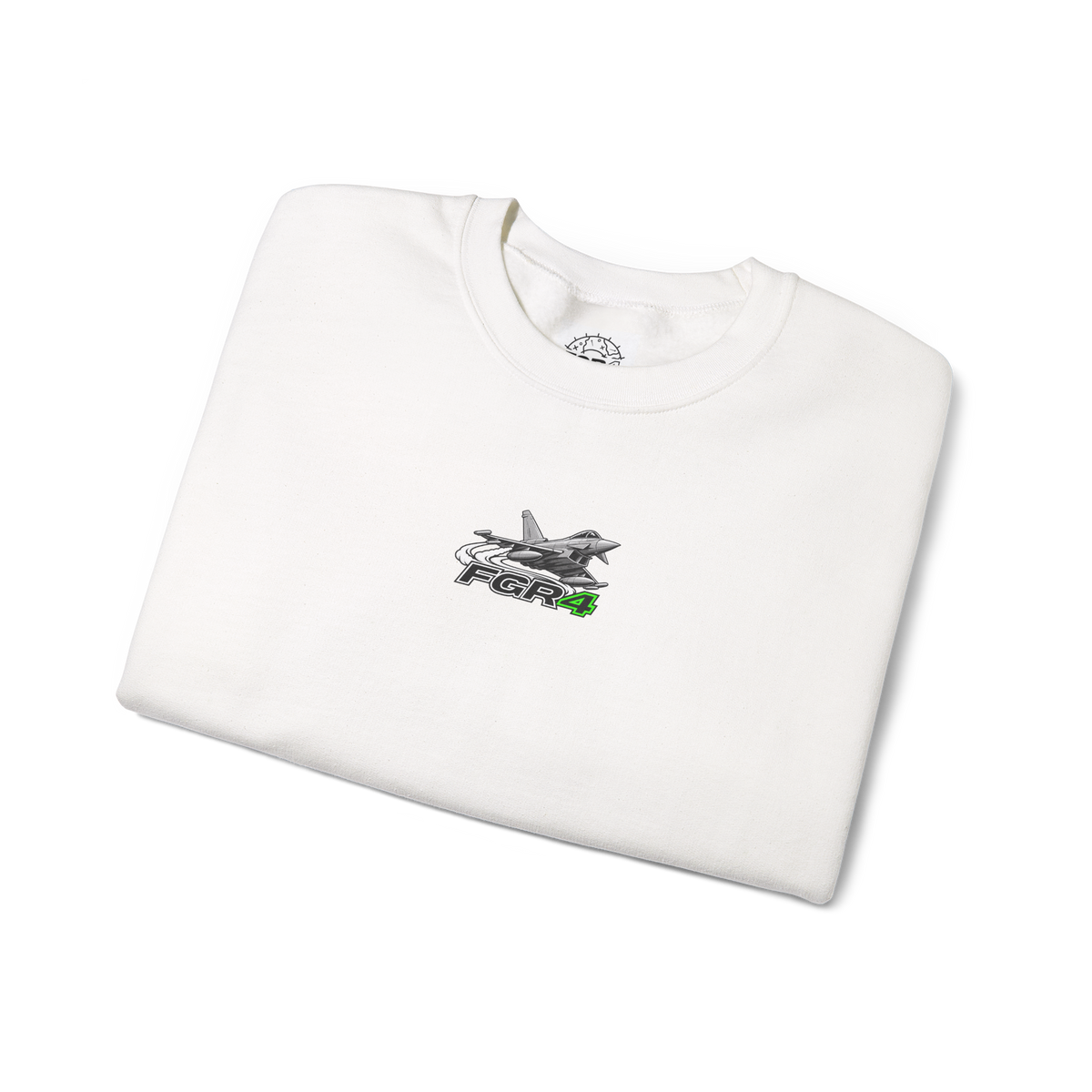 FGR4 Graphic Logo white sweatshirt folded detail
