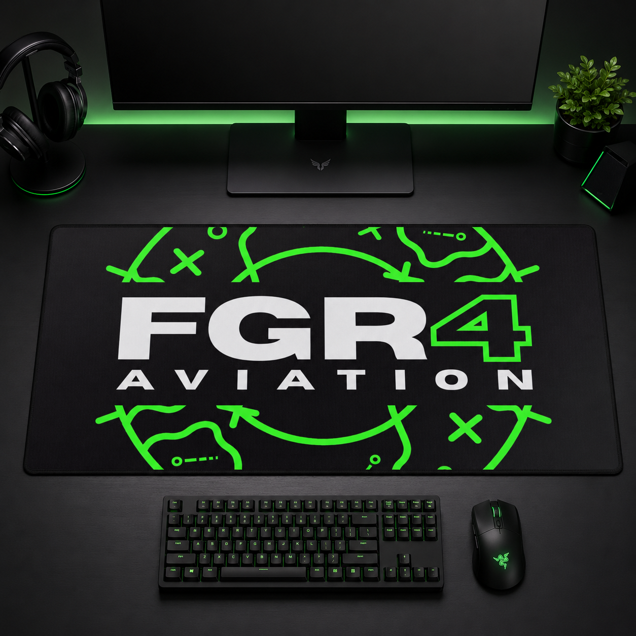 The FGR4 identity. Built for the desk.