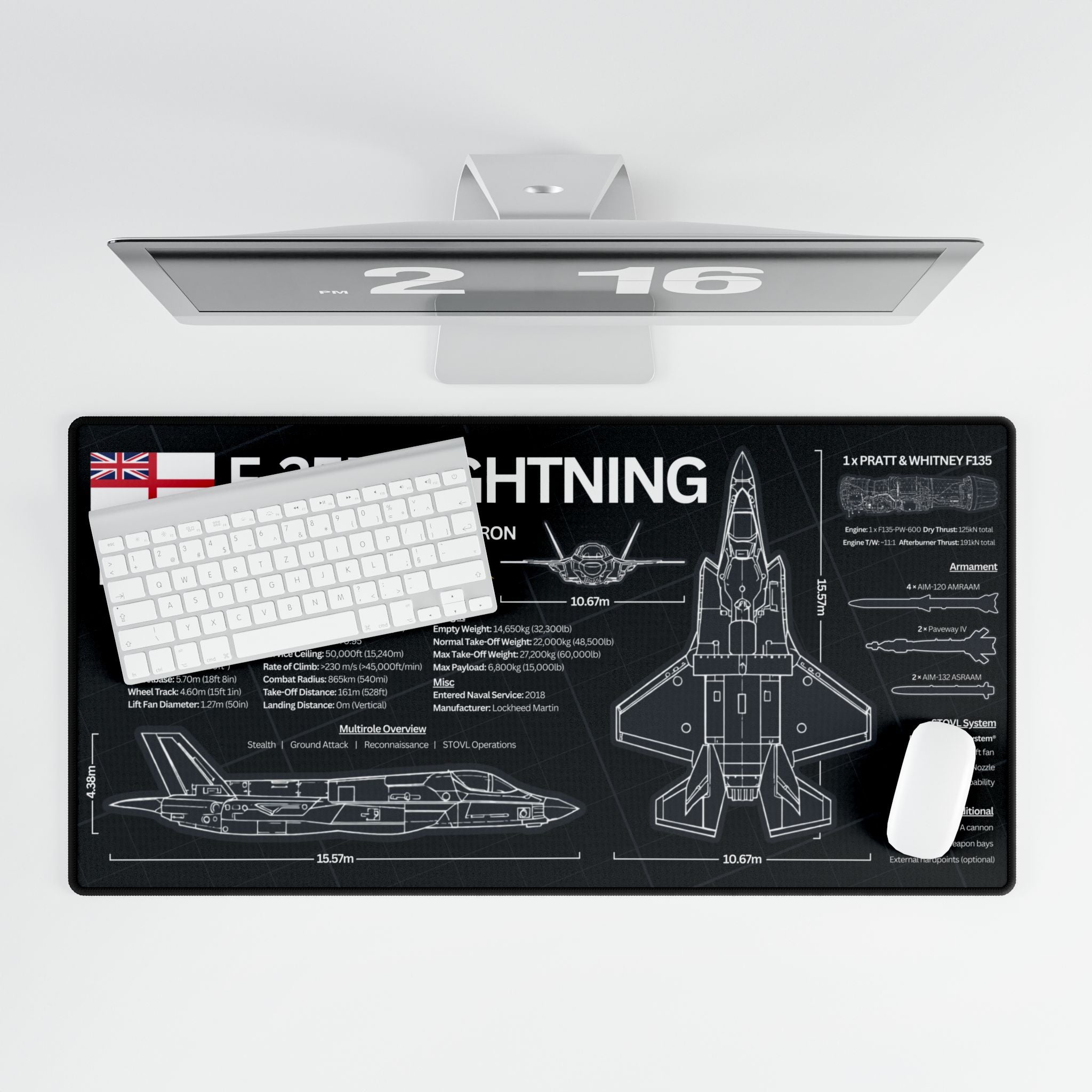 Royal Navy F-35B Lightning Desk Mat