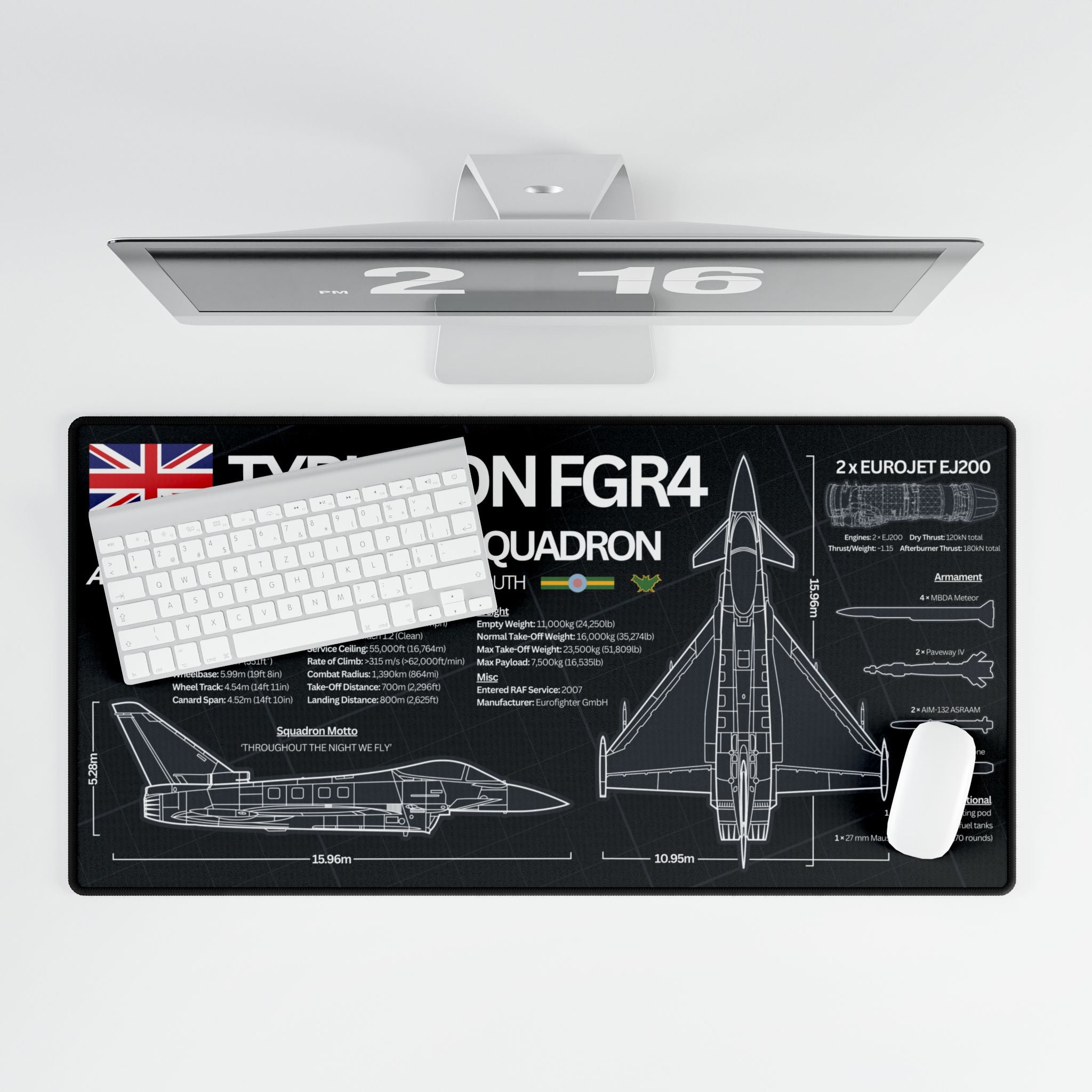 Squadron Edition RAF Typhoon FGR4 Desk Mat