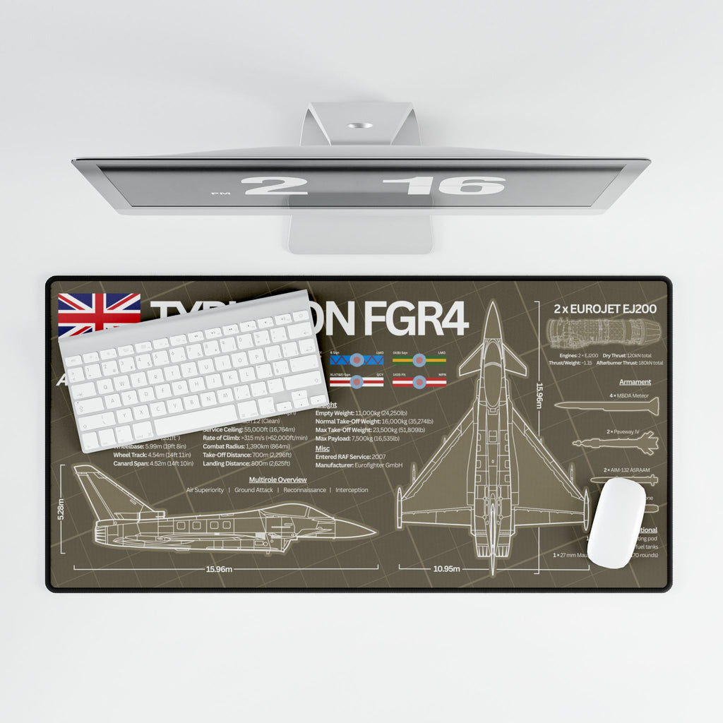 Royal Air Force Typhoon FGR4 Desk Mat