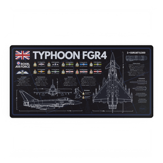 Royal Air Force Typhoon FGR4 Desk Mat v2