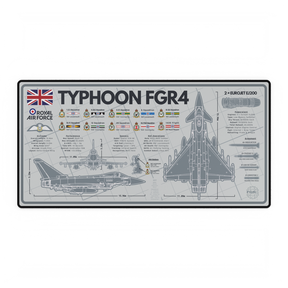 Royal Air Force Typhoon FGR4 Desk Mat v2 product image 2