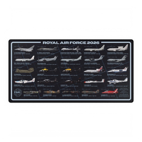 Royal Air Force 2026 Fleet Desk Mat – RAF Deep Blue edition