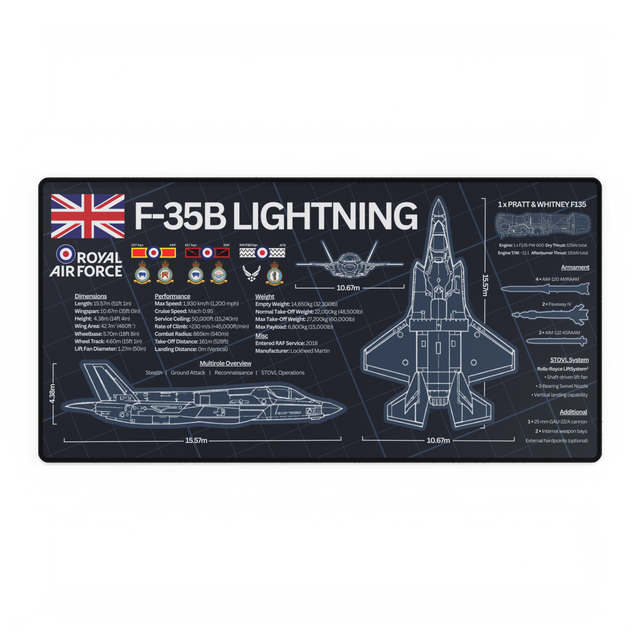 Royal Air Force F-35B Lightning Desk Mat