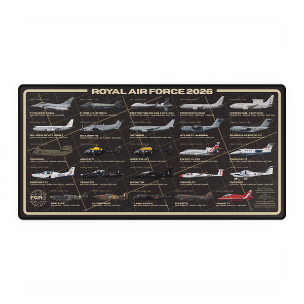 Royal Air Force 2026 Fleet Desk Mat – Heritage Cream edition