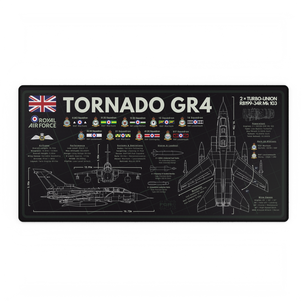 Royal Air Force Tornado GR4 Desk Mat product image 2