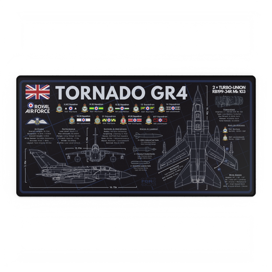 Royal Air Force Tornado GR4 Desk Mat product image 1