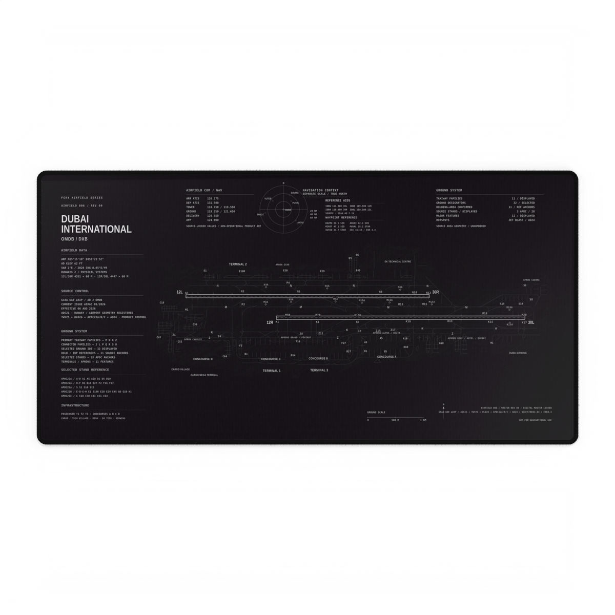 Dubai International Airfield Desk Mat product artwork