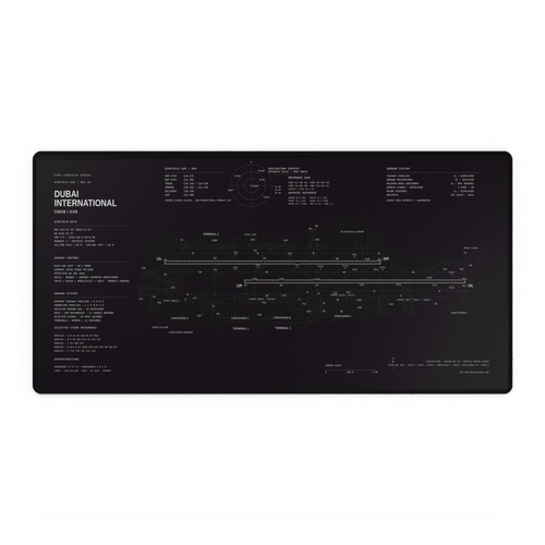 Dubai International Airfield Desk Mat product artwork